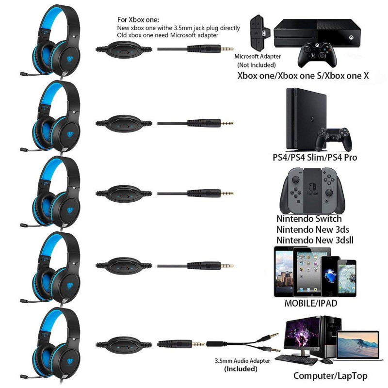 Headset H-10 Blue