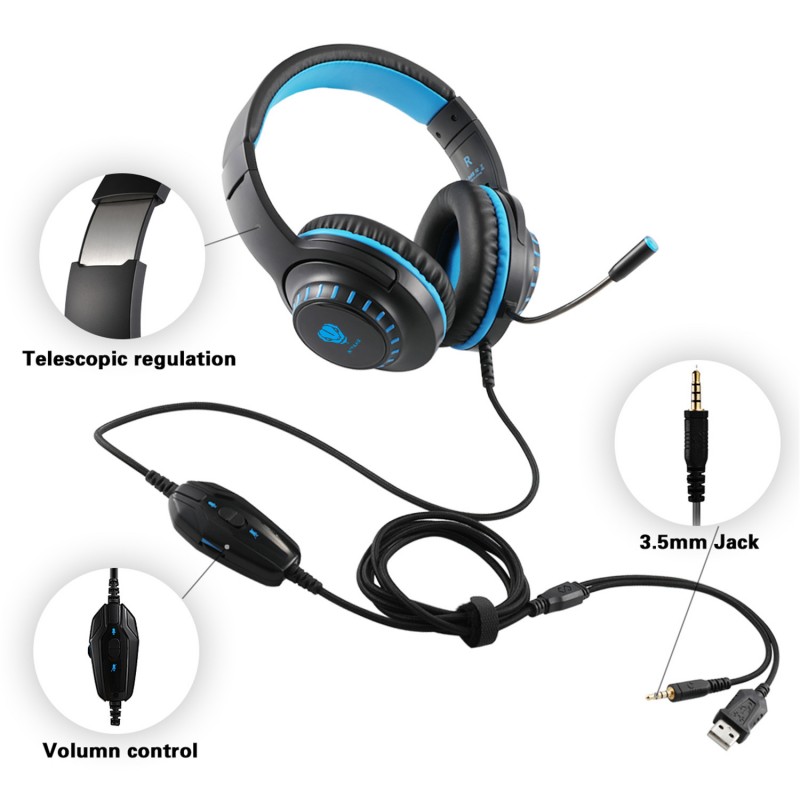 Gaming Headset H-11 Blue