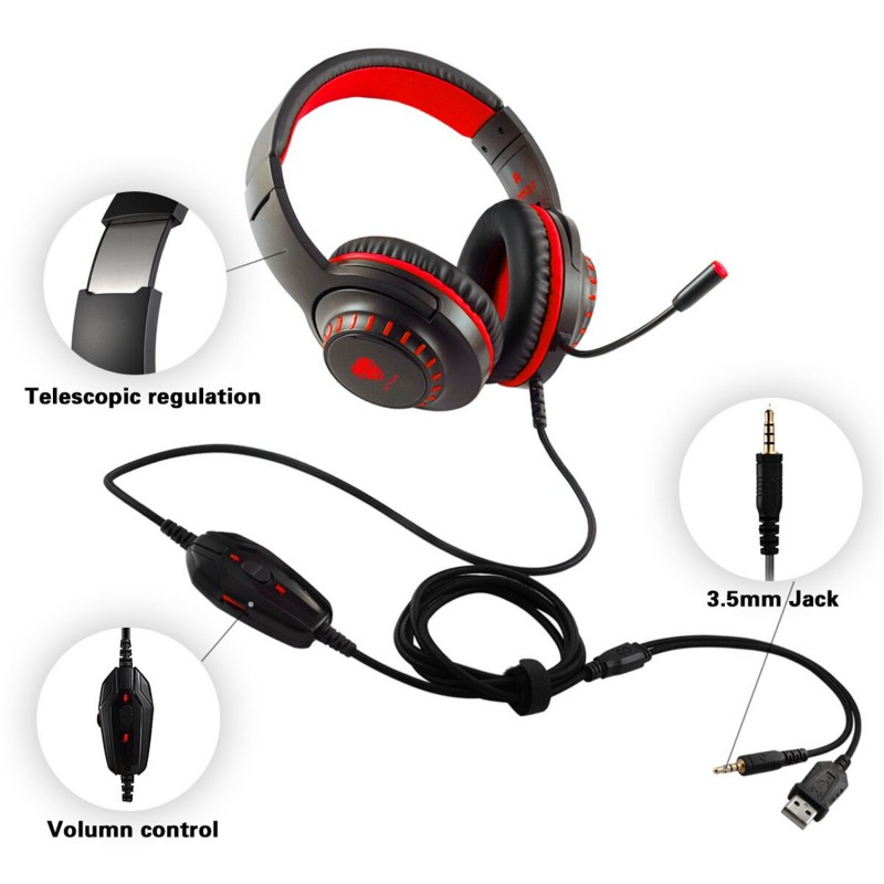 Gaming Headset H-11 Red