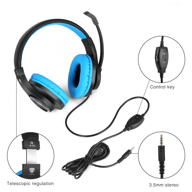 Gaming Headset SL-300 Blue