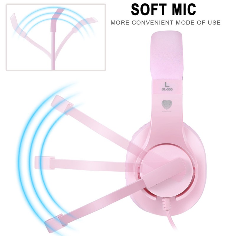 Gaming Headset SL-300 Pink