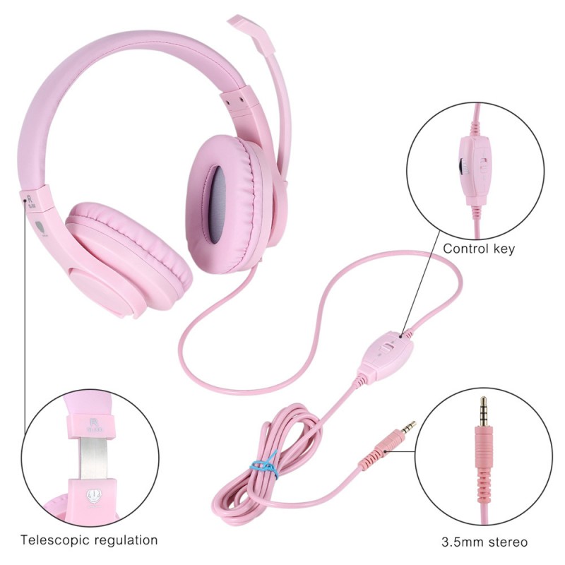 Gaming Headset SL-300 Pink